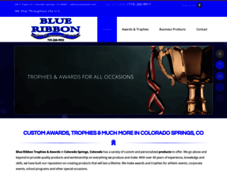 blueribbontrophies.net screenshot