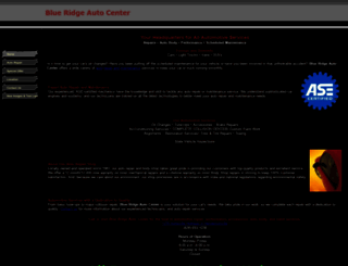 blueridgeautocenter.com screenshot