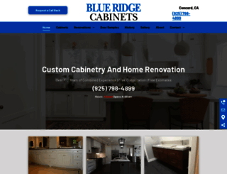 blueridgecabinets.com screenshot