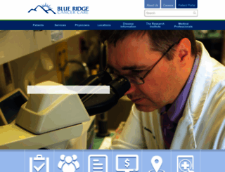 blueridgecancercare.com screenshot
