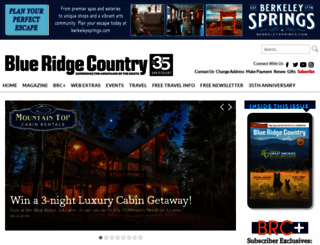 blueridgecountry.com screenshot