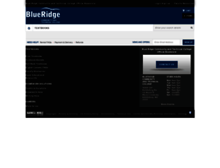 blueridgectc.bncollege.com screenshot