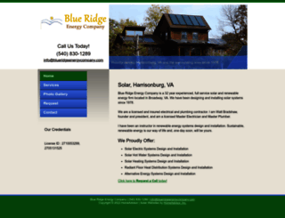 blueridgeenergycompany.com screenshot