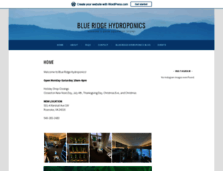 blueridgehydroponics.com screenshot