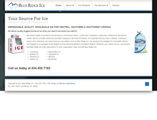 blueridgeice.com screenshot