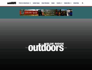blueridgeoutdoors.com screenshot