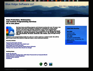 blueridgesoftware.org screenshot