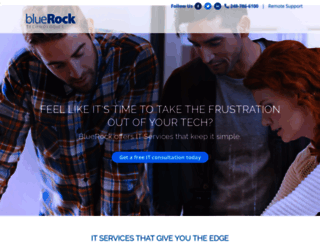 bluerocktech.com screenshot