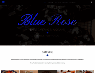 bluerosecatering.co.nz screenshot