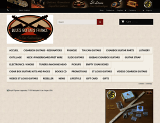 blues-guitares.com screenshot