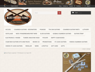 blues-guitares.fr screenshot