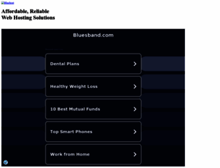 bluesband.com screenshot