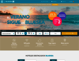 blueseahotels.es screenshot