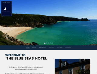 blueseashotel-penzance.co.uk screenshot