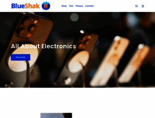 blueshak.com screenshot