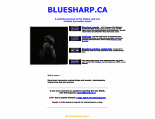 bluesharp.ca screenshot