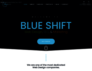blueshiftwebservices.com screenshot