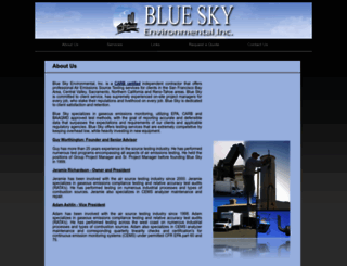 blueskyenvironmental.com screenshot