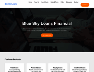 blueskyloans.co screenshot