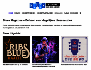 bluesmagazine.nl screenshot