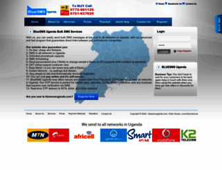 bluesmsuganda.com screenshot
