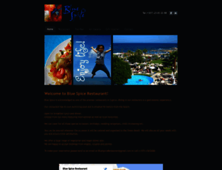 bluespicerestaurant.com screenshot
