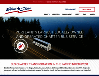 bluestarbus.com screenshot