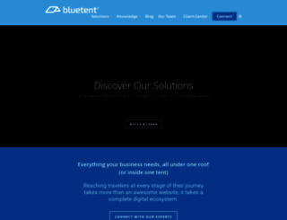 bluetent.com screenshot