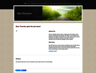 bluethunders.yolasite.com screenshot