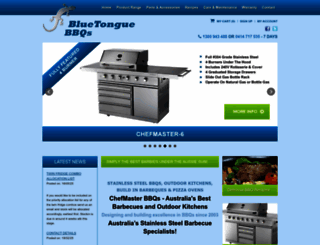 bluetonguebbqs.com.au screenshot