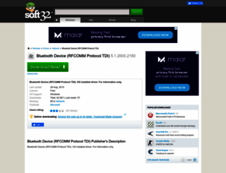 bluetooth-device-rfcomm-protocol-tdi.soft32.com screenshot