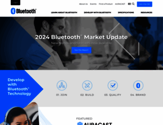 bluetooth.com screenshot