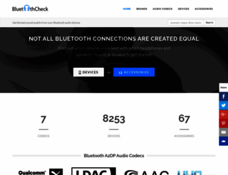 bluetoothcheck.com screenshot