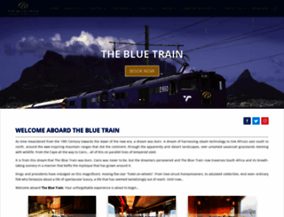 bluetrain.co.za screenshot