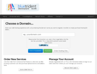bluetrident.net screenshot