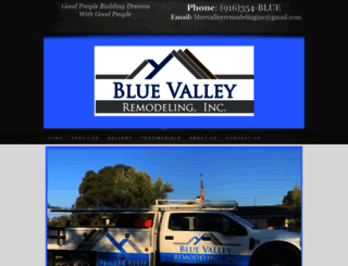 bluevalleyhardwood.com screenshot