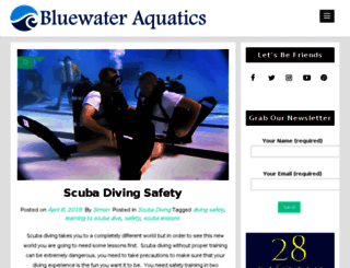 bluewater-aquatics.com screenshot