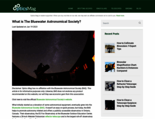 bluewaterastronomy.info screenshot