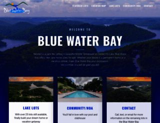 bluewaterbayonline.com screenshot