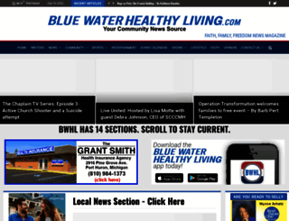 bluewaterhealthyliving.com screenshot
