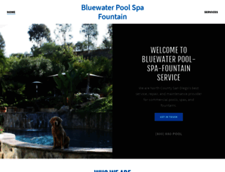 bluewaterpoolandspa.com screenshot