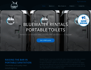 bluewaterportables.com screenshot
