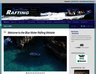 bluewaterrafting.com screenshot
