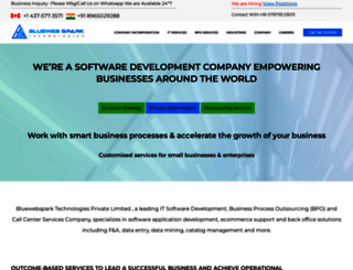 bluewebspark.com screenshot