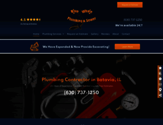 bluewhaleplumbing.com screenshot
