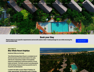 bluewhaleresort.com screenshot