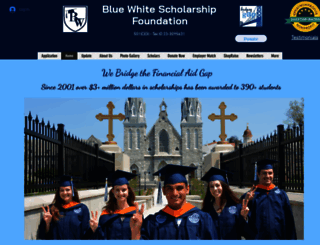 bluewhitescholarship.org screenshot