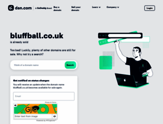 bluffball.co.uk screenshot