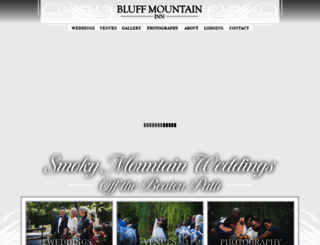 bluffmountaininn.com screenshot