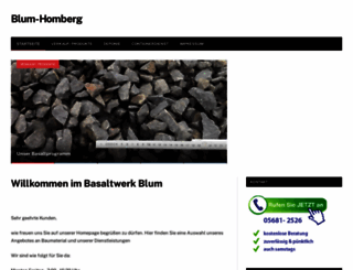 blum-homberg.de screenshot